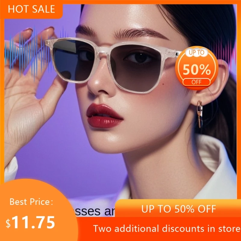 

Умные очки Echowear для велоспорта и вождения с функцией прослушивания музыки и совершения звонков, поляризованные линзы с защитой от УФ-излучения, Bluetooth, новинка 2026 года