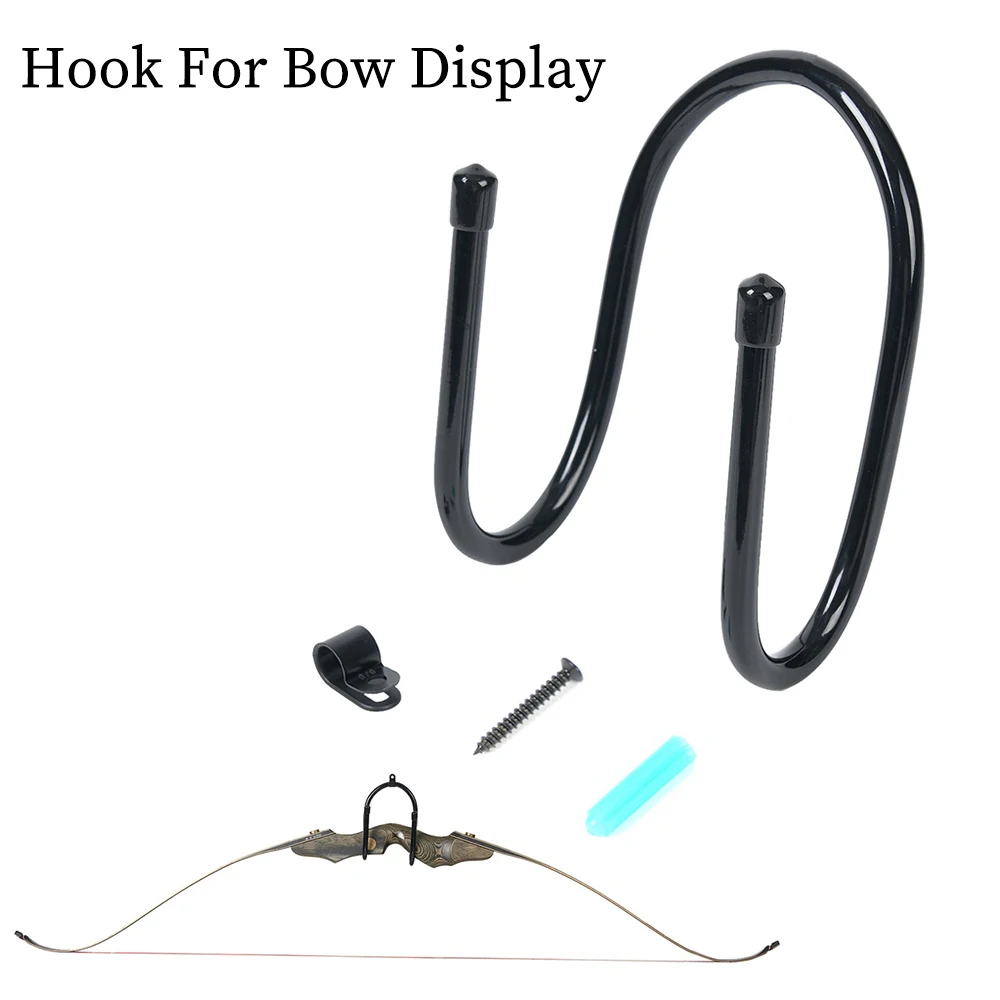 

New Bow Store Display Wall Hanger Hook, Pvc Metal Bow Hanger,For Recurve Traditional Longbow Collection Storage Accessories Tool