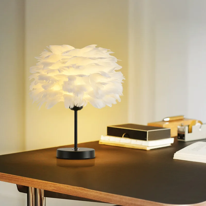 

Homestay Night Table Lamp Lampshade Dining Bedroom Decoration Table Lamp Modern Lron Lighting Decoratieve Lampen MHZSD