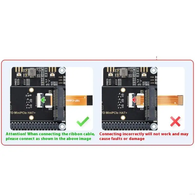 20CB PCIE для Mini PCIe HAT+ Adapter Poard Поддержите USB Bluetooth-совместимое совет по расширению соединения.