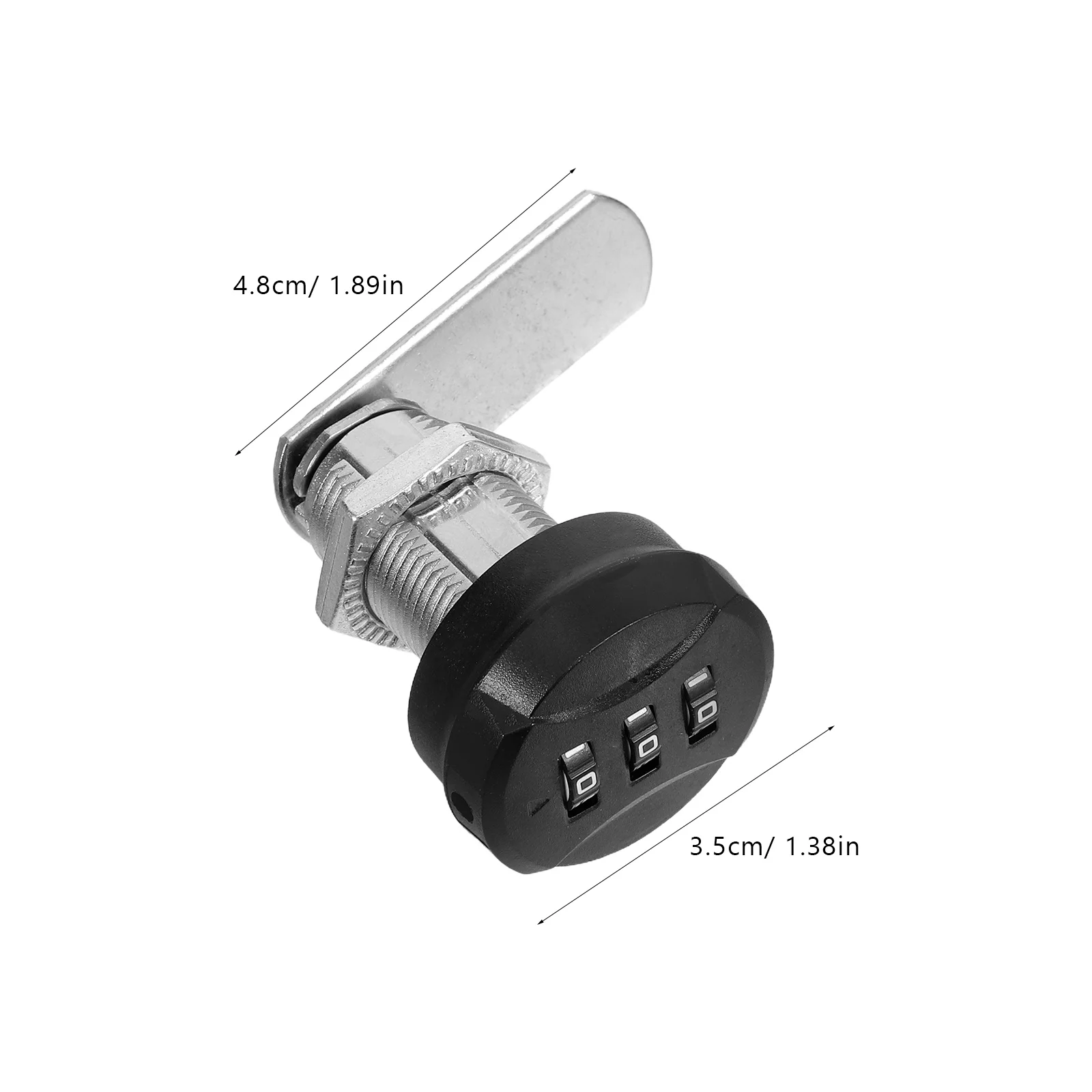 2세트 서랍 조합 자물쇠 중형 기계식 비밀번호 자물쇠 파일 캐비닛 우편함 도구 상자 안전 장치