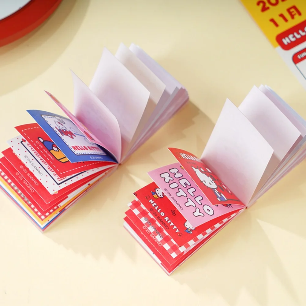 

48Pcs Genuine Sanrio Cartoon Mini Stickers Book Cute Hello Kitty Portable Pocket Sticker Pad Student Scrapbook Decor Decals Toys