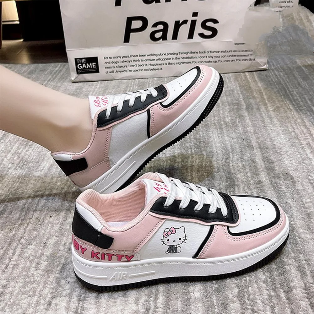 

Anime Cartoon Stuff Women's Shoes Spring Autumn Girly Outdoor Run Shoes Anti Slip Sneakers Sweet Casual Shoes Kawaii Skate Shoes