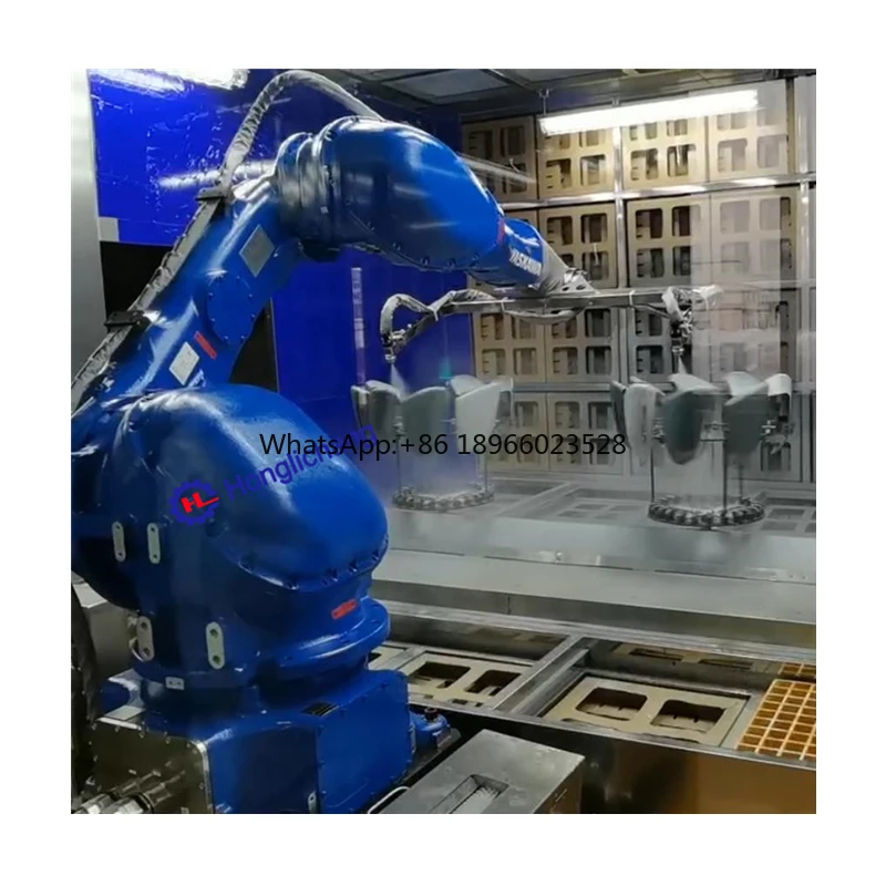 Plastic Parts Spray Robot Painting Machine Coating Machine Clear Coat Automotive Machine with Water Curtain Paint Booth for Cars