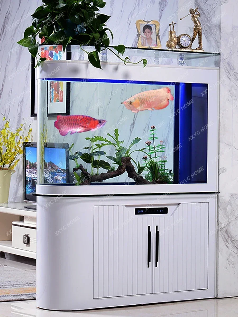 

Living Room High-End Affordable Luxury Large Subareas Screens Aquarium Change Water Household Fish Tank