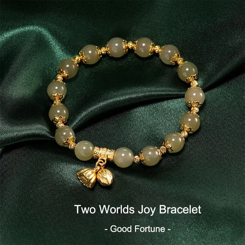 اليشم الطبيعي الخيزران مطرز سوار جديد النمط الصيني سوار من اليشم للنساء رائعة محظوظ Hotan سوار من اليشم #2