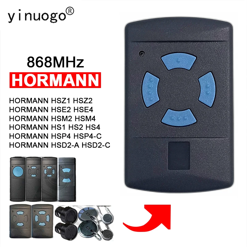 

HORMANN Garage Gate Remote Control HORMANN HSM2 HSM4 868 MHz Handheld Transmitter 868.35MHz 100% Clone