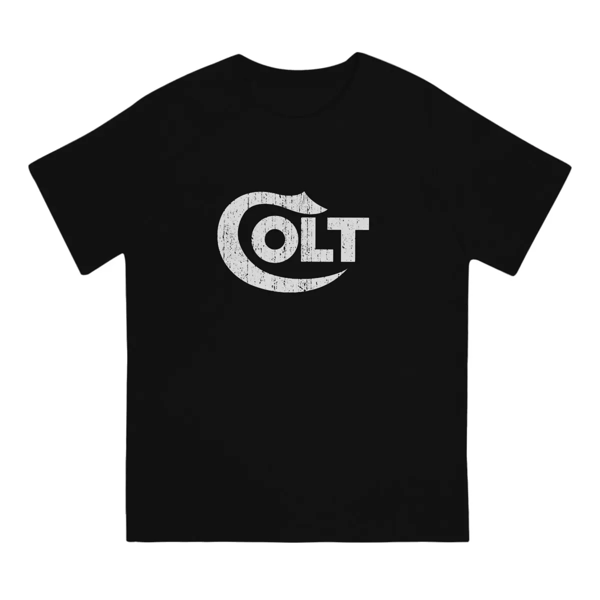 Colt Firearms Men T Shirts Smith Cool Wesson Vintage Tee Shirt Short Sleeve Round Collar T-Shirt 100% Cotton Unique Tops