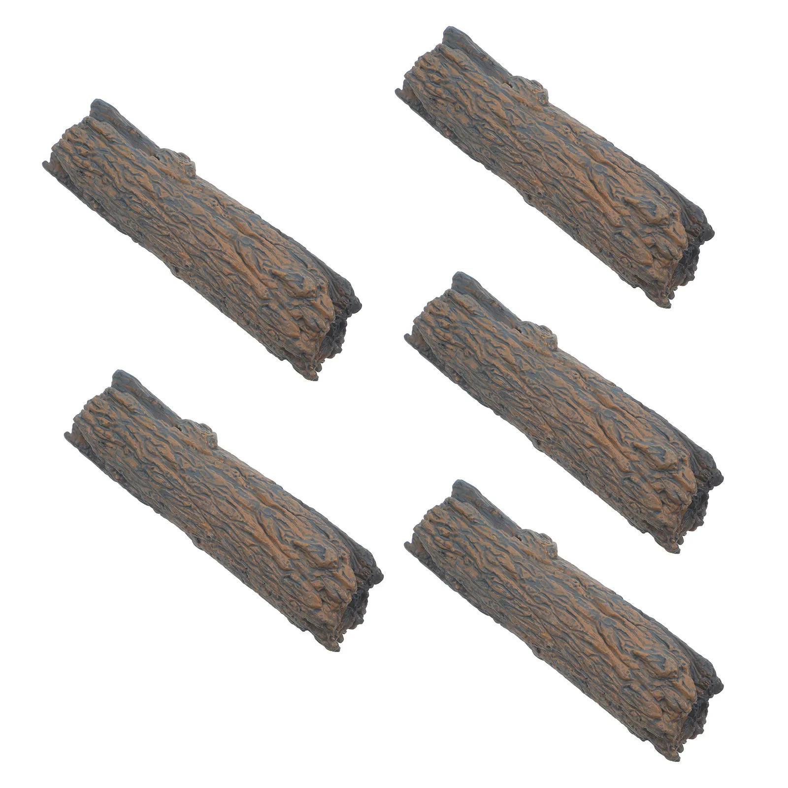5Pcs Realistic Mini Tree Stumps for Sand Table Scenes Landscape Craft Supplies Fairy Garden Ornaments Micro Landscape Decor