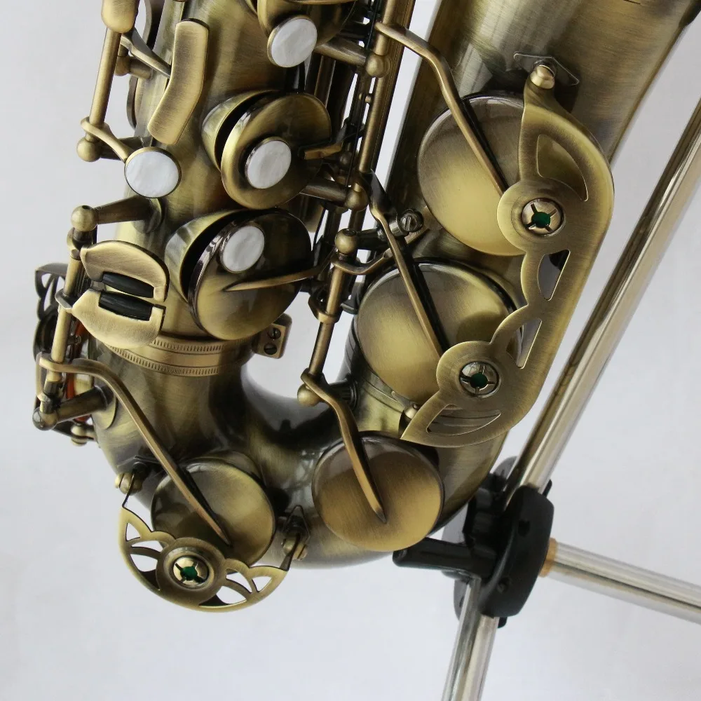 Classical R54 Antique Style Colored Eb Tone Alto Saxophone Antique Copper Saxophone High End Saxophone Alto