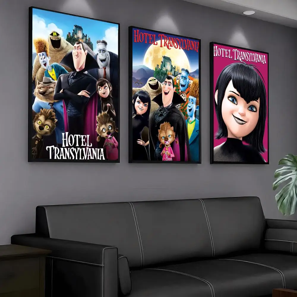 anime H-Hotel Transylvania-A Painting Calligraphy Artwork for Home Bedroom Office Wall Decoration Gift