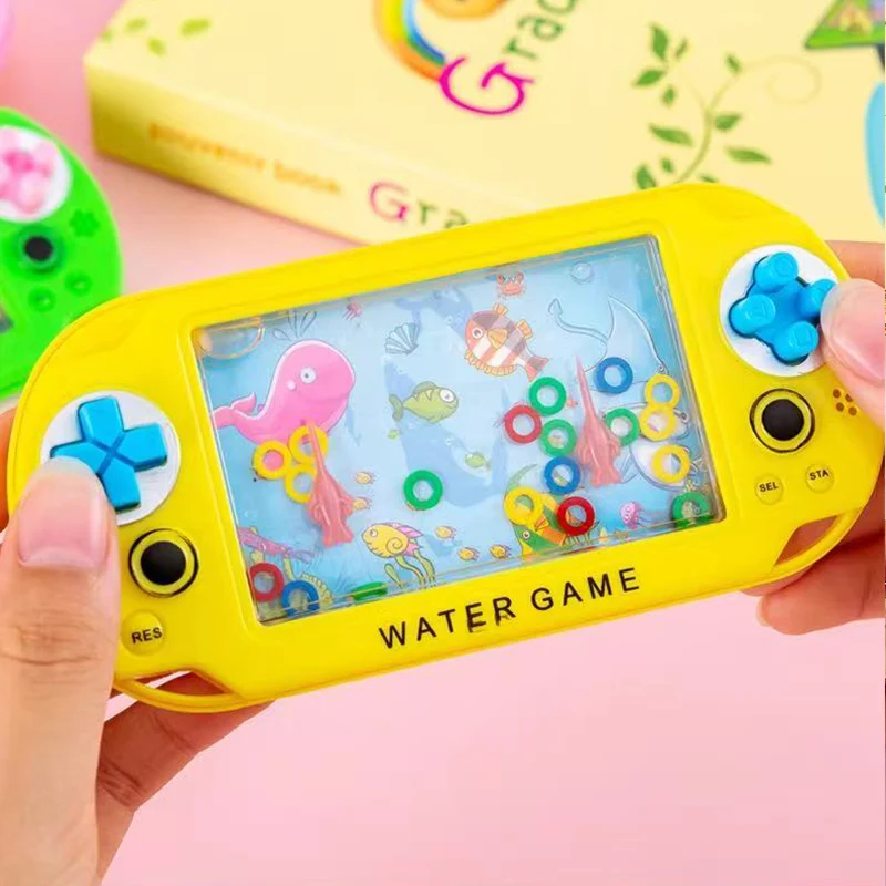 

Water Ring Game Machine Water Circle Ring Toss Squeeze Toy Ocean water machine toy puzzle toy birthday gift