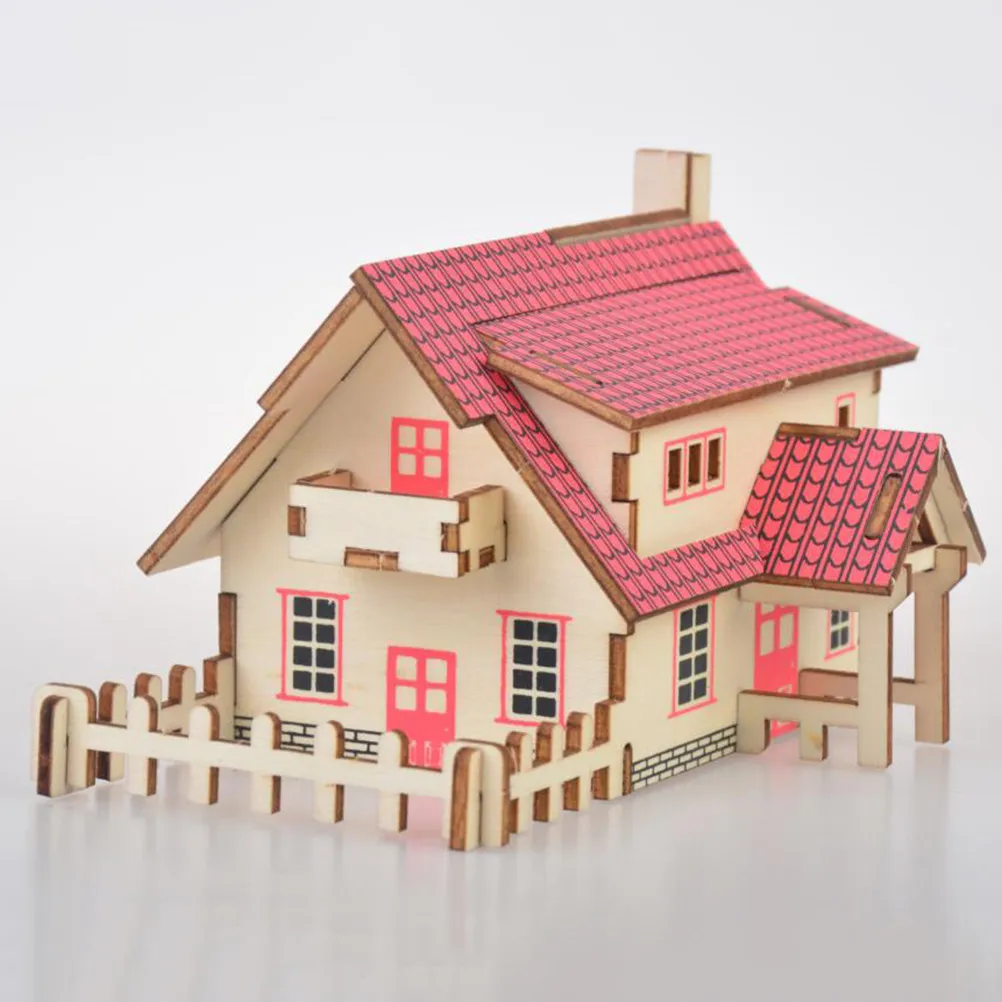 Rompecabezas de Madera 3D de 1 Pieza, Juego de Mesa Creativo y Educativo para Niños y Adultos, Decoración para el Hogar, la Oficina y la Habitación, Mejora la Creatividad