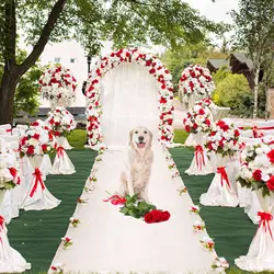 White Runway Carpet, Graduation Party, Anti Slip Wedding White Carpet, Indoor and Outdoor Corridor White Carpet