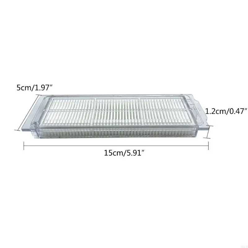 M6CB ตัวกรองหน้าจอเครื่องมือทำความสะอาดบ้านที่พอดีสำหรับ StyTJ03ZHM C101 หุ่นยนต์กวาดไร้สายแบบไร้สาย