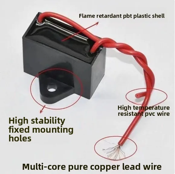 Universal 1.5uf shaking head electric fan capacitor wall table fan floor exhaust fan accessories motor ventilationfanaccessories