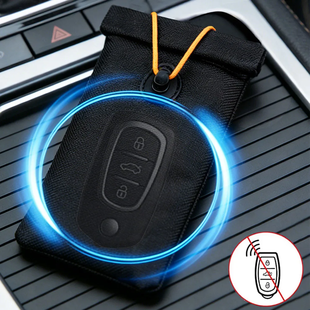 FIREDOG Signal Blocking Faraday Bag Mobile Phone Anti-Radiation Anti-Hacking Tracking Spying for GPS RFID Car Key FOB Case