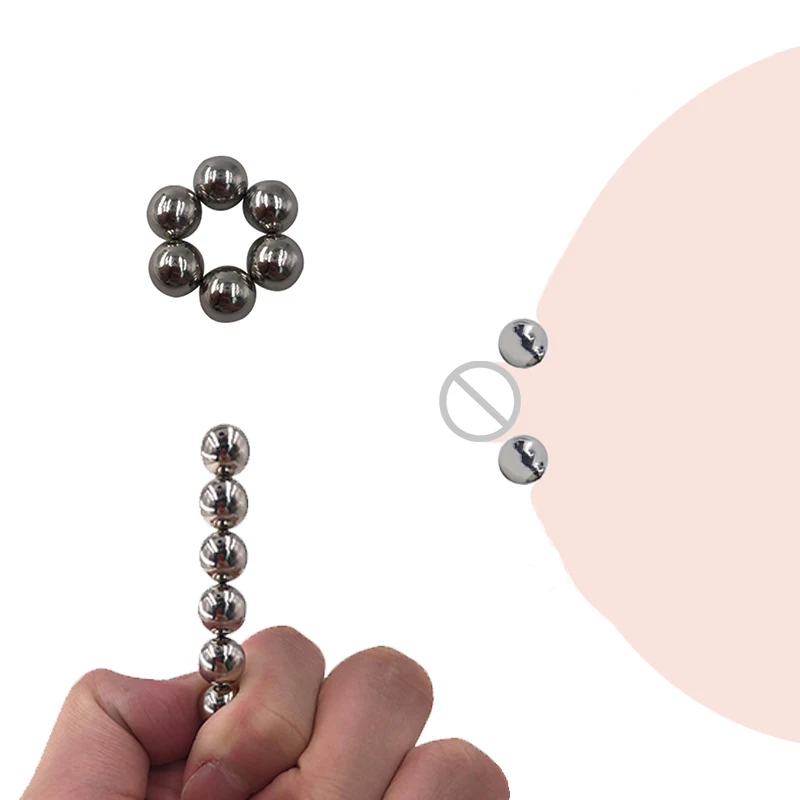 Powerful Magnetic Orbs,Nipple Clamps Magnetic Clitoris Labia Nipple BDSM Bondage For Creative Fidget Magnets Sex Toys For Women