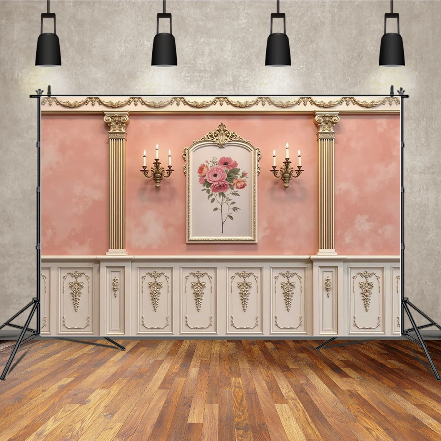 MOON.QG Interior Room Backdrop for Photography Boudoir Living Room Background Rustic Wedding Shower Backdrop Brick Birthday Wall