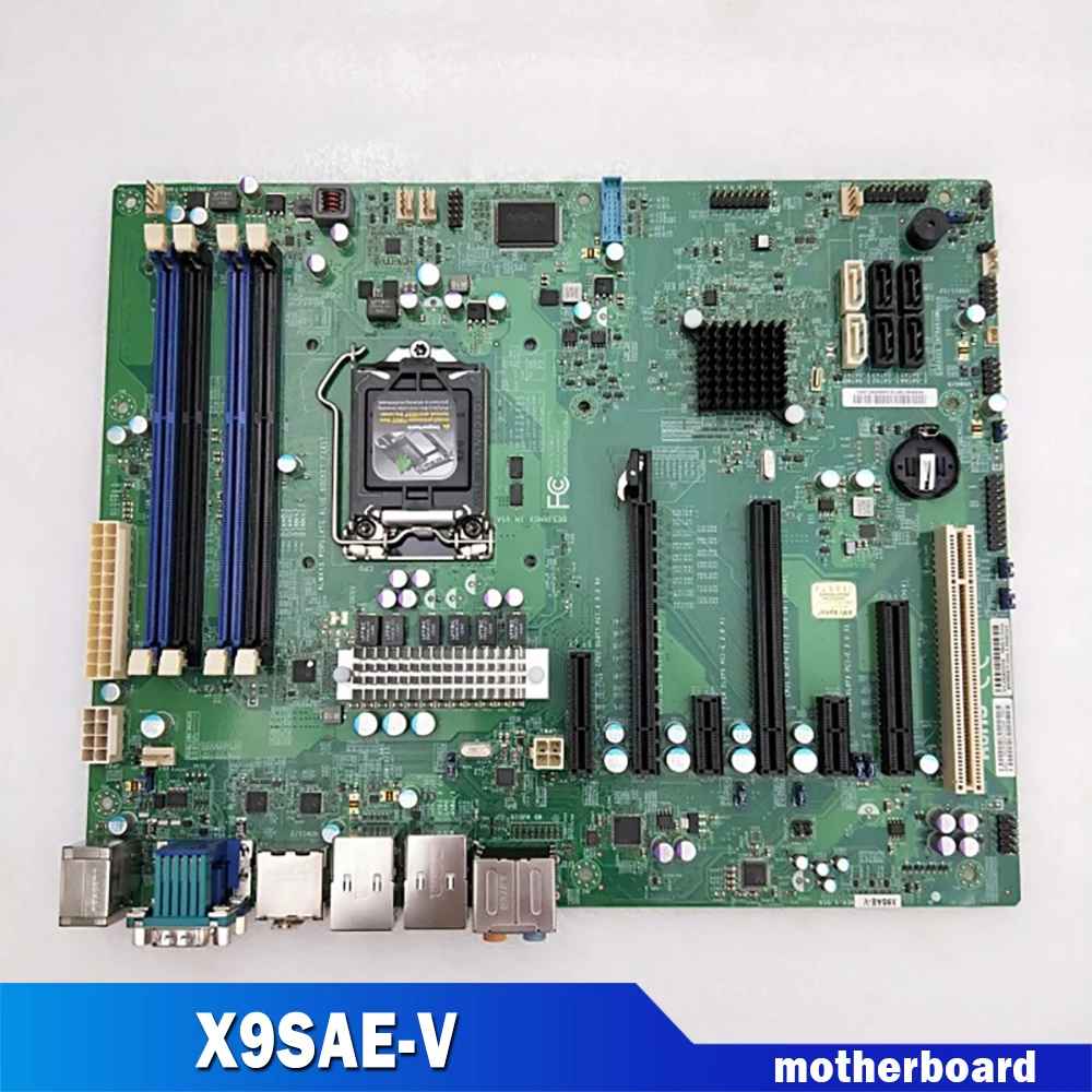 

Серверная материнская плата для Supermicro LGA1155 1200V2, полностью протестирована X9SAE-V