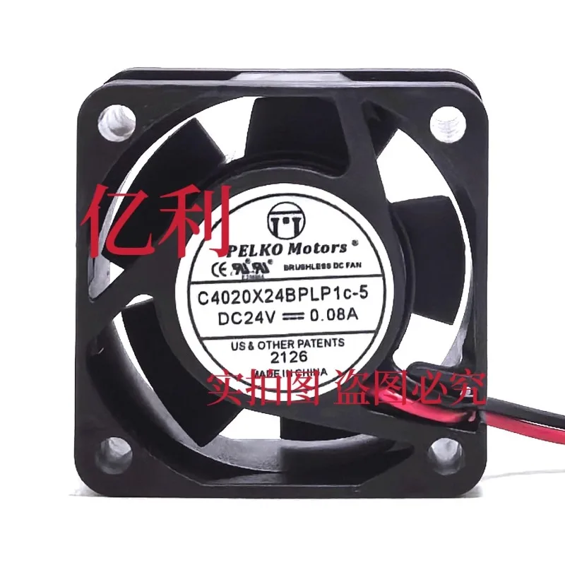 New Cooler Fan for PELKO MOTORS C4020X24BPLP1C-5 24V 0.08A 4020 4CM Cooling Fan 40*40*20MM