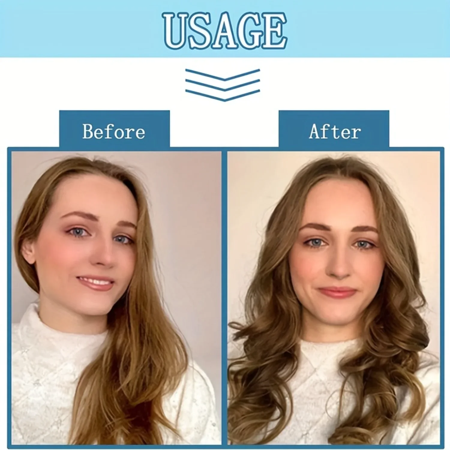 Modeladores de cabelo sem calor para cabelos longos, sem calor, haste de ondulação, faixa de cabeça, cachos sem calor para dormir durante a noite, faça você mesmo, estilo de cabelo preguiçoso