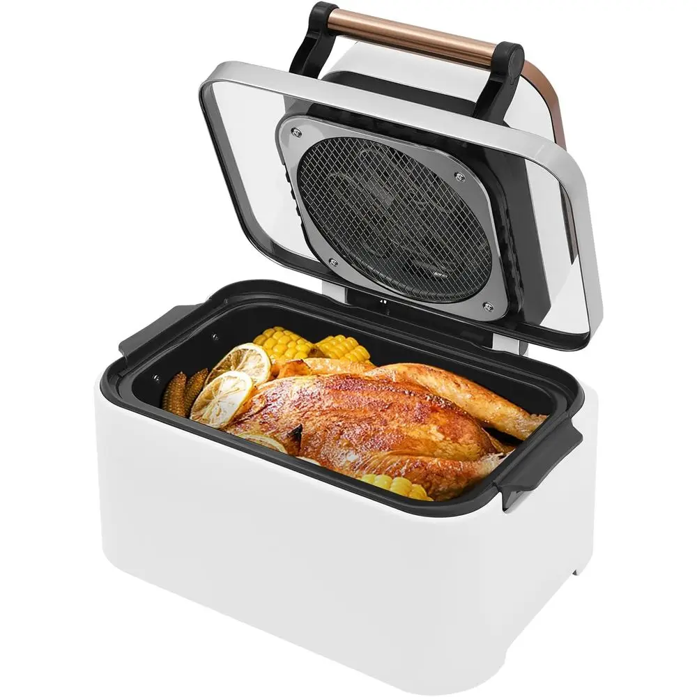 

12.68QT Large acity Air ryer, 1700W Hot Air Circulation ryer, 360° Hot Air Circulation Oven with 6 Cooking es, 176-410° Adjustab