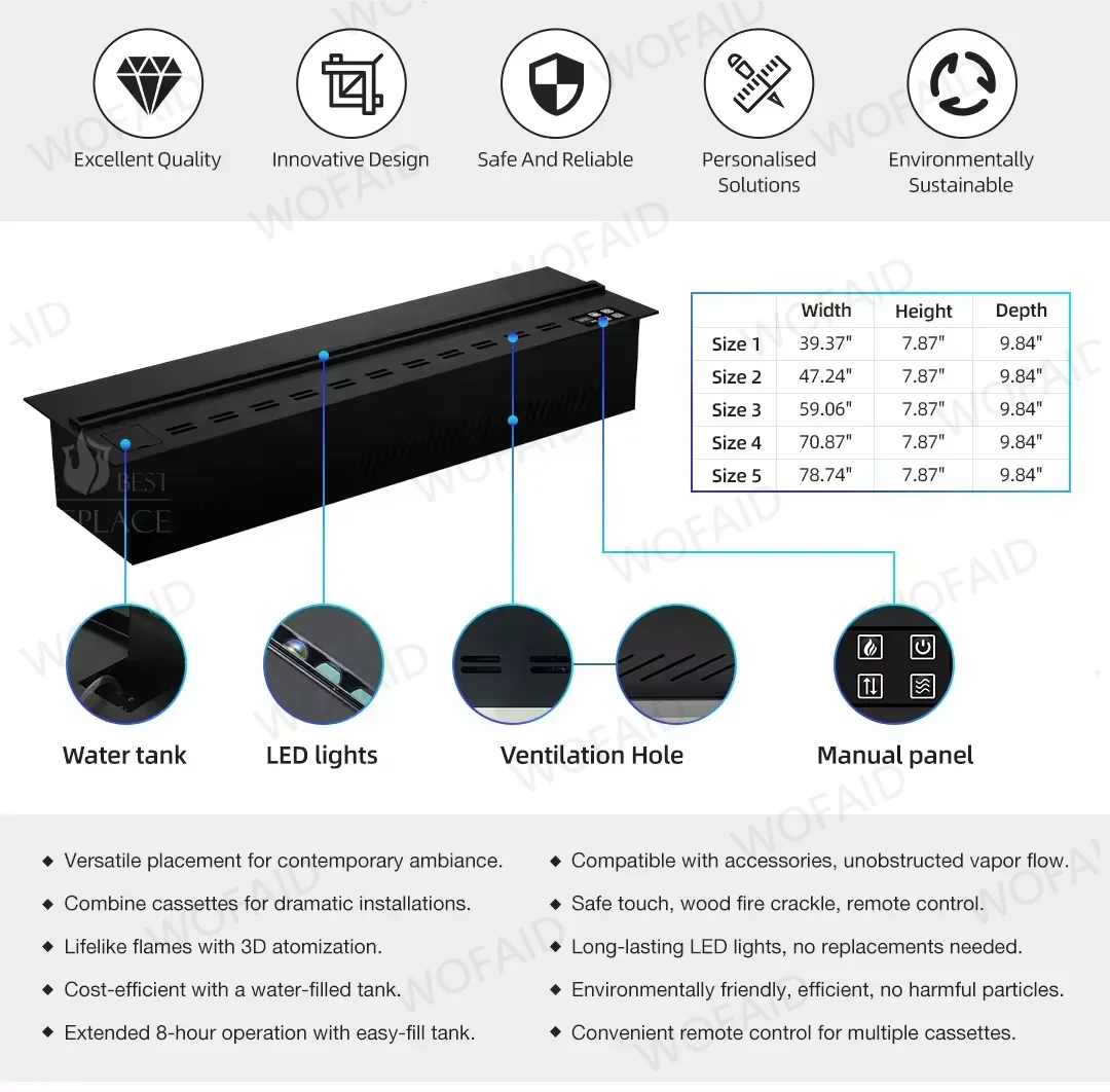 Casa inteligente lareira tuya app controle de voz interior cores elétricas chama lareira água vapor queimador lugar para decoração casa