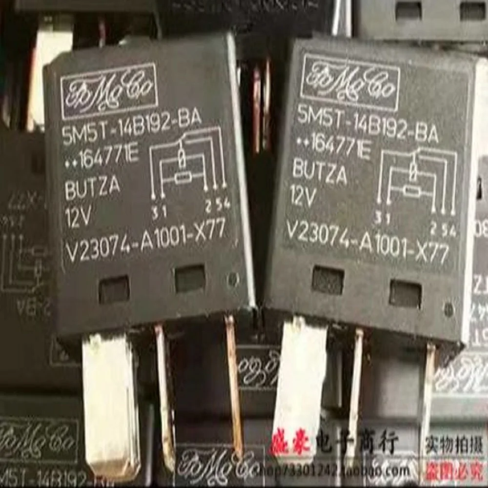 One Relay:V23074-A1001-X77 5M5T-14B192-BA 12V,1 pcs