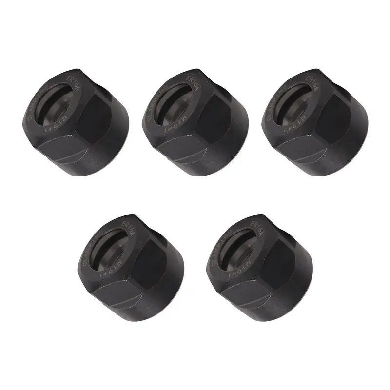 

5Pcs Clamping Collet Clamping Nuts For CNC Milling Chuck Holder Lathe