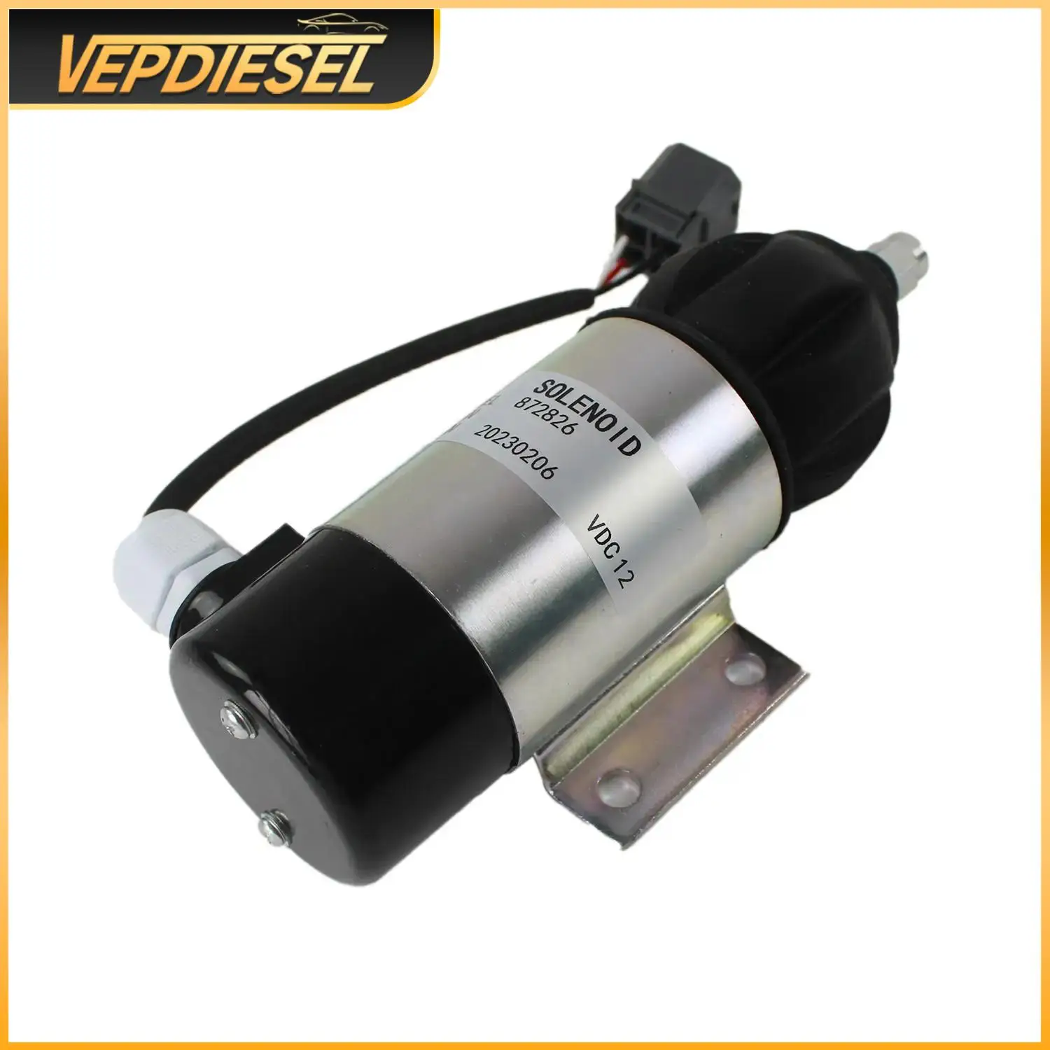 

1PC 12V Aftermarket Fuel Shutoff Solenoid 849370 872826 873754 For Volvo Penta TAMD61A Excavator Professional Accessories