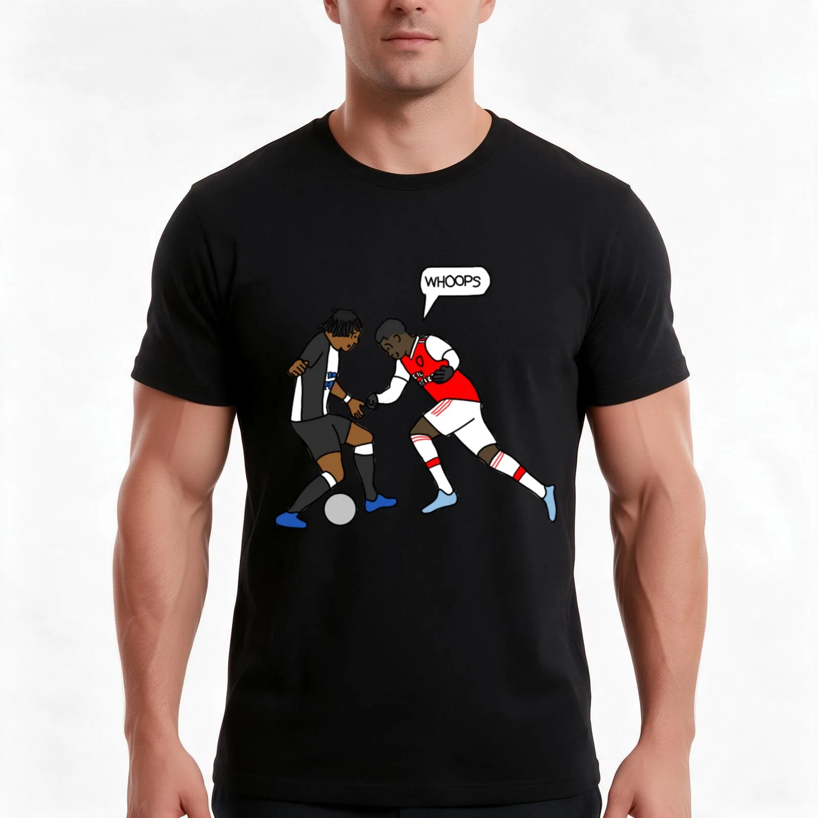 Saka Nutmeg Classic T-Shirt, Summer Casual Cotton Tee, Oversized Streetwear Tops, Vintage Graphic Print, Loose Fit Short Sleeve