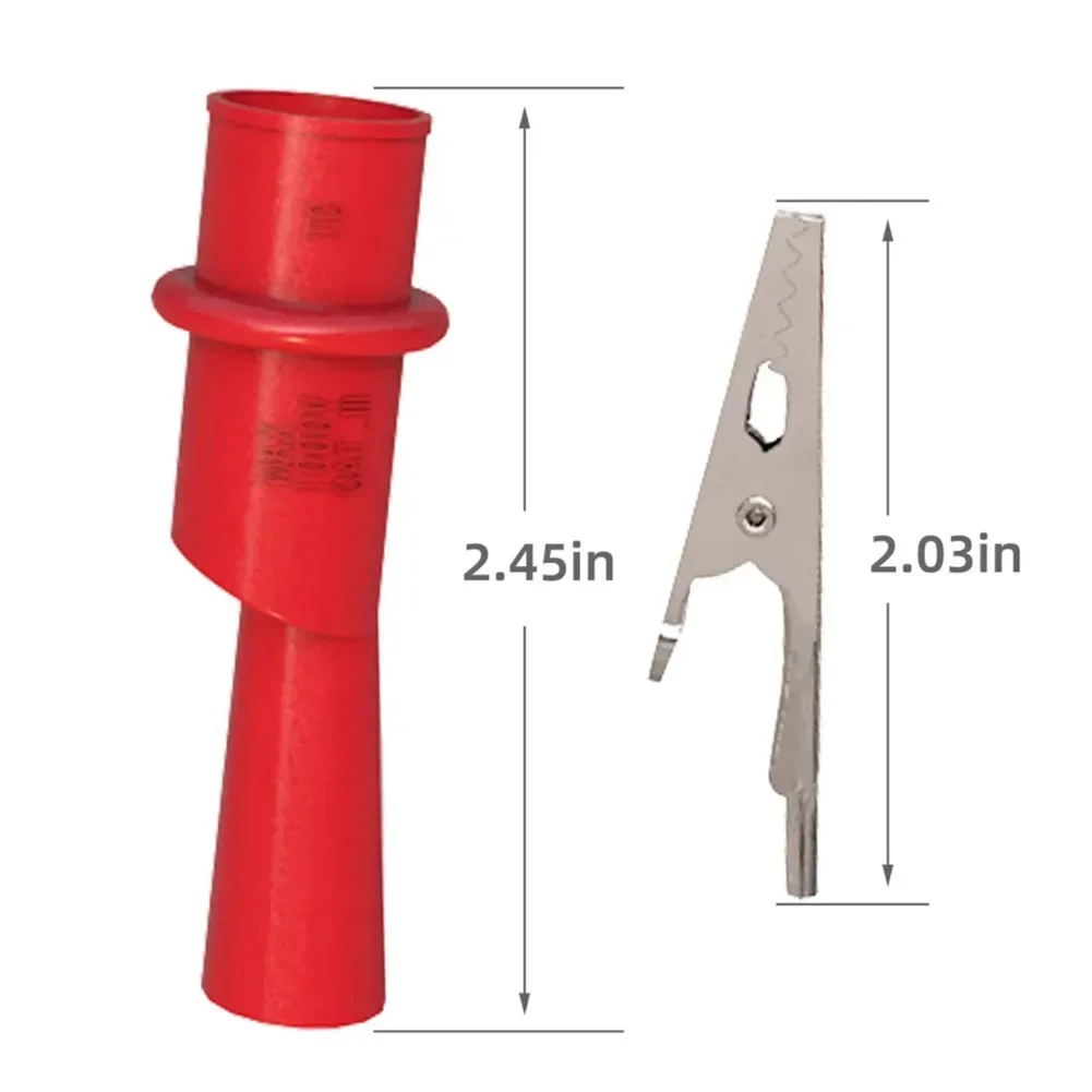 Electrical Test Clip Multimeter Clip Compact Design Corrosion-resistant Good Electrical Conductivity