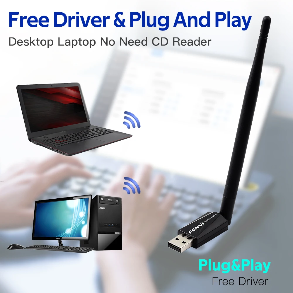 650 متر USB واي فاي محول واي فاي هوائي 650 متر 600 متر RTL8811CU بطاقة الشبكة اللاسلكية لأجهزة الكمبيوتر المحمول سطح المكتب ويندوز 7/8/10 سائق مجاني