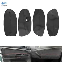 For VW Passat B5 1998 1999 2000 2001 - 2005 Car Inner Door Armrest Panel Suede Leather Cover Accessories Trim Only 4 / 5 Doors