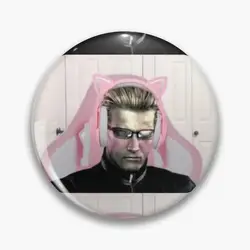 albert wesker egirl sticker Pin Buttons Brooches  Jewelry Accessory Customize Brooch Fashion Lapel Badges