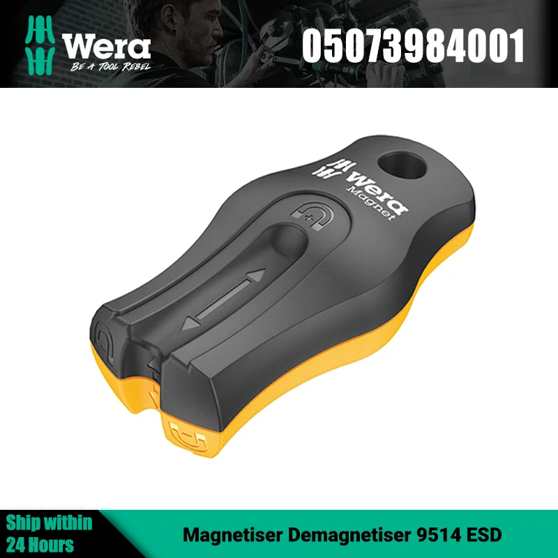 Wera 05073984001 9514 Magnetiseerapparaat 150 mm 43 g Hoge kwaliteit en lange levensduur Eenvoudige bediening