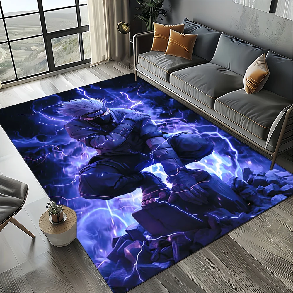 Cartoon 3D I-Itachi Japan Anime Carpet Rug for Living Room Bedroom Home Sofa Decoration,Kid Play Area Rug Non-slip Floor Mat