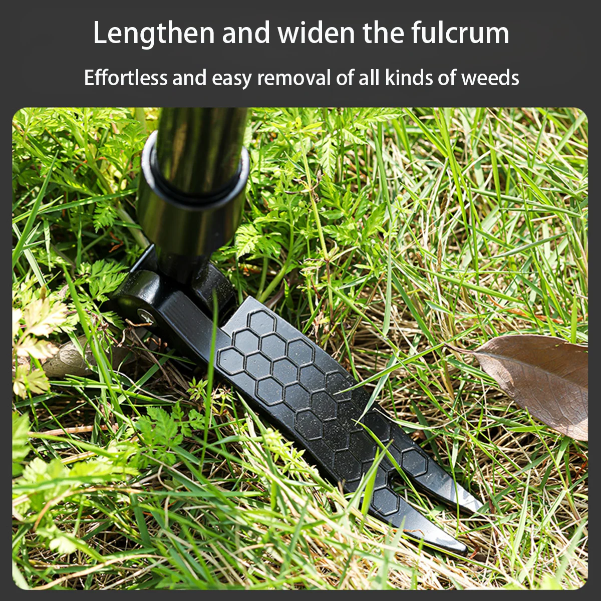Vertical Weeder, Long-Handled, Deep-Root Weeder, Suitable for Lawn, Yard, and Outdoor Garden Maintenance.