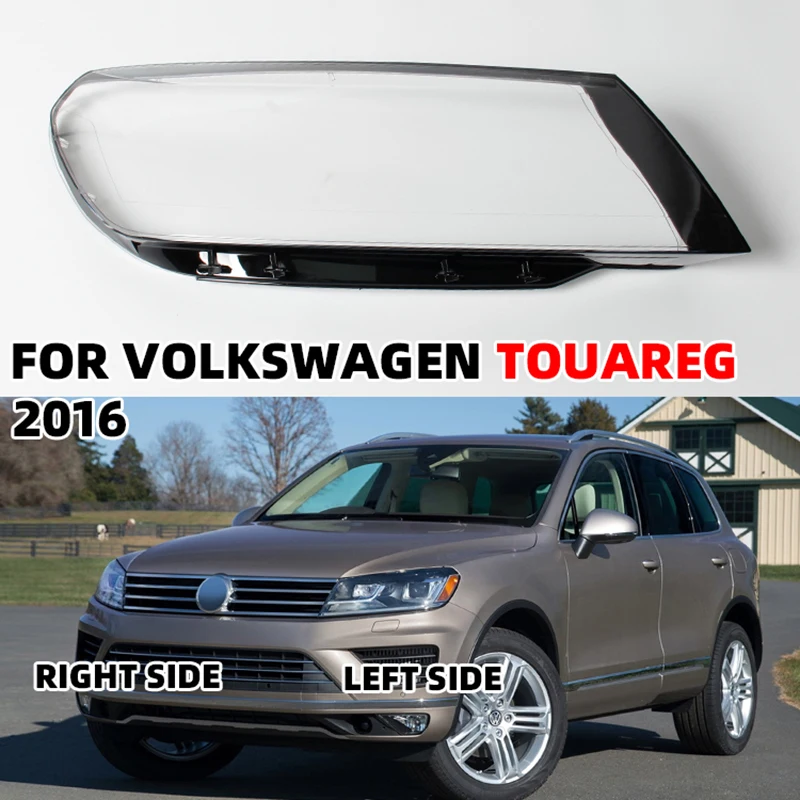 

For Volkswagen VW Touareg Halogen 2016 Transparent Shell Headlight Glass Replace The Original Lampshades Car Headlamp Lens