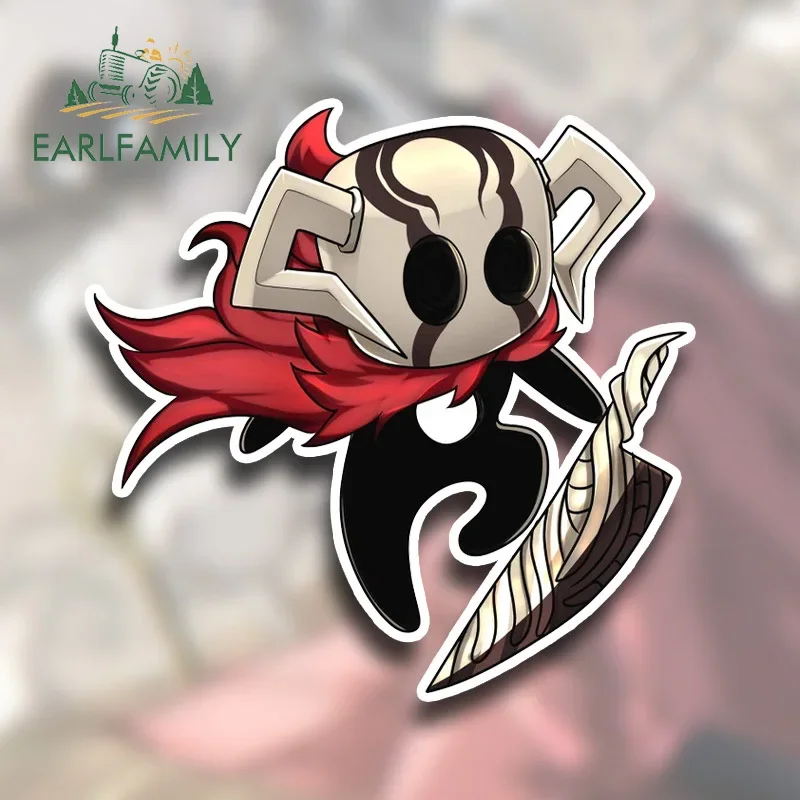 

EARLFAMILY 13cm x 12.8cm for Hollow Knight Hot Game Car Sticker Waterproof Motorcycle Decal Car Accessories Creative RV Graphics