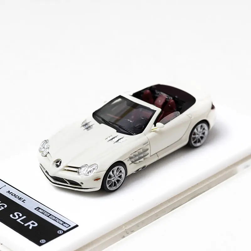 MJ – modèle de voiture en résine Convertible à deux portes, échelle 1:64, Benz SLR, jouet de collection, cadeau, affichage Souvenir, ornement