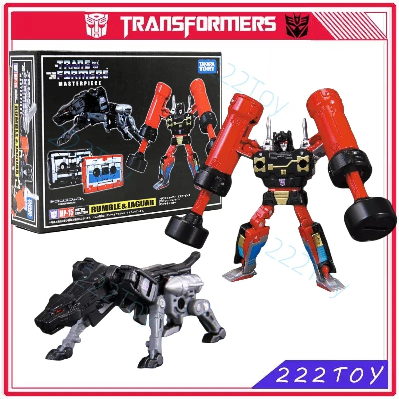 In Stock Transformers Masterpiece MP-15 KO Edition Classic Rumble Jaguar Action Figure Robot Toys Classic Hobbies Anime Figures