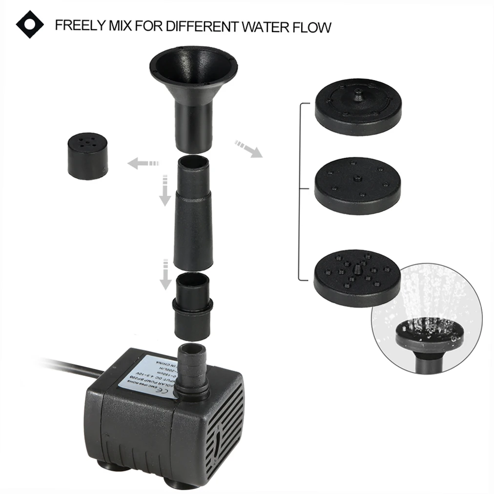 Decdeal Solar Powered Water Pump view 6