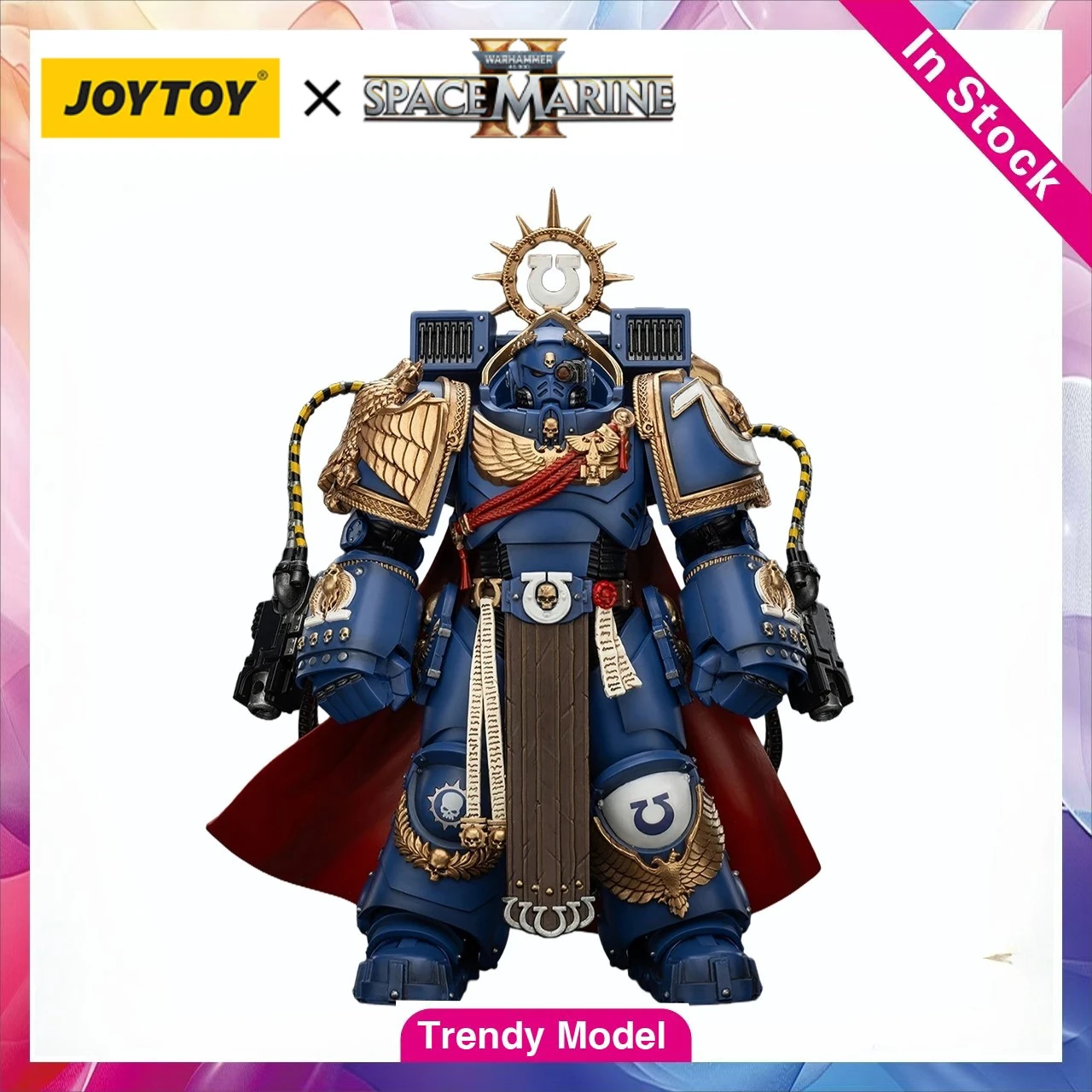 

【TM】В наличии JOYTOY Warhammer 40K Ultramarines Мастер-капитан Марнеус Калгар 1/18 Коллекционная фигурка-модель, подарок для коллекционеров