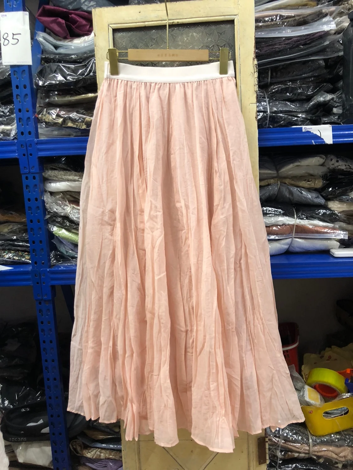 End of Year Year End Sale Half Skirt Pleated Loose Fit High Waist Polyester Fiber Other Material 20% Other 80% Women's Skirt