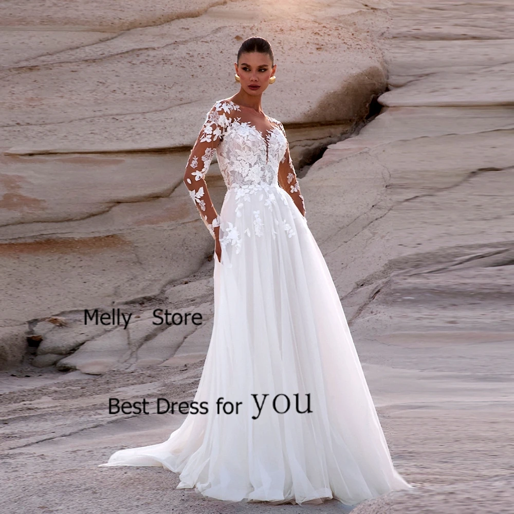 

Strapless Wedding Dresses with Soft Tulle 2025 Summer Full Sleeve New Court Train Bridal Gowns Side Slit Vestido De Novia