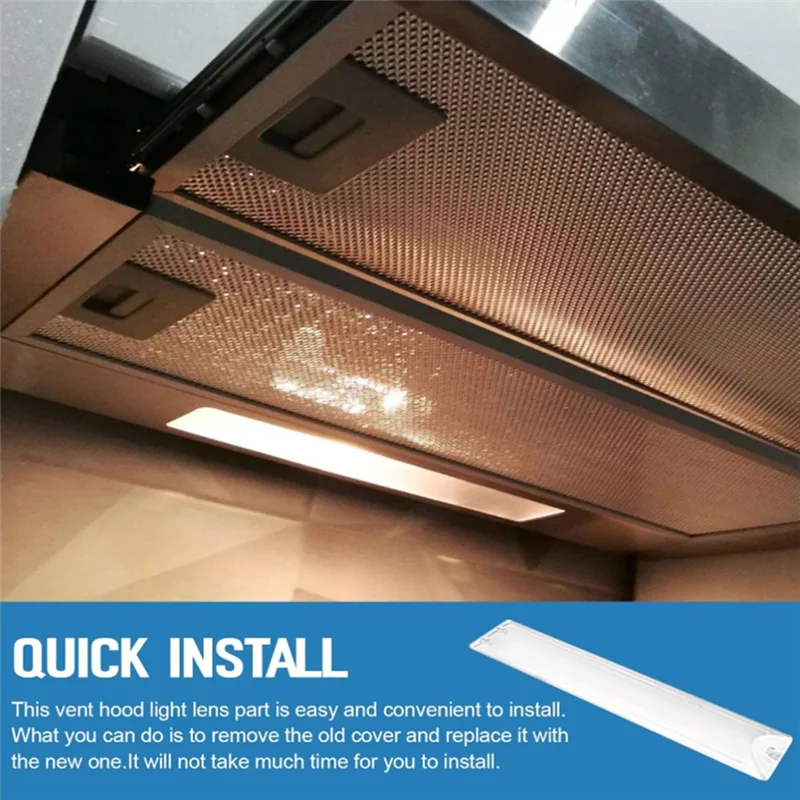 ABBK-SB 03294757   Copriobiettivo leggero per cappa da cucina Modelli Broan RME50000 PM250 Installazione durevole e facile