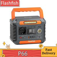 Flashfish P66 Portable Power Station, 288.6Wh/78000mAh Lithium-ion Cells Solar Generator, 260W AC Output, 520W Surge, LED Lights