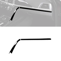 Co-pilot Dashboard Decoration Cover Sticker Piano Black Car Accessories for 3 Series F30 F34 2013 2014 2015 2016 2017 2018